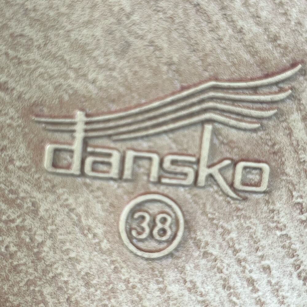 Dansko Women’s Teagan White Leather Laser Cut Sandal Size 38 US 7.5/8 - Picture 10 of 11